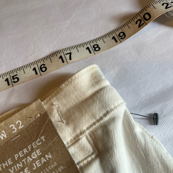 NWT Madewell size 32 The perfect vintage flare jean in white - Picture 7 of 12